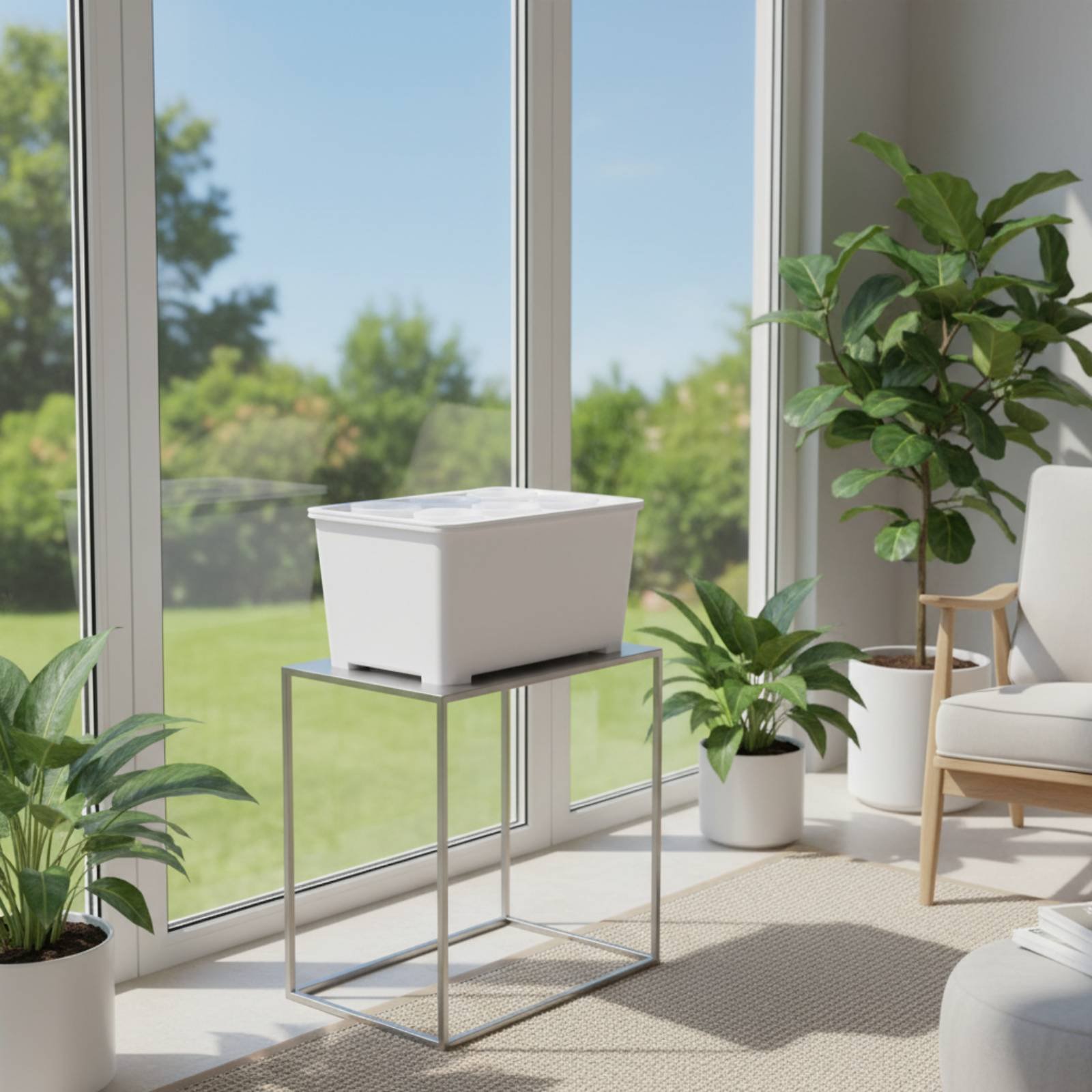 Hydroponic Planting Box Sunlig - Indoor Garden Kit recension och pris
