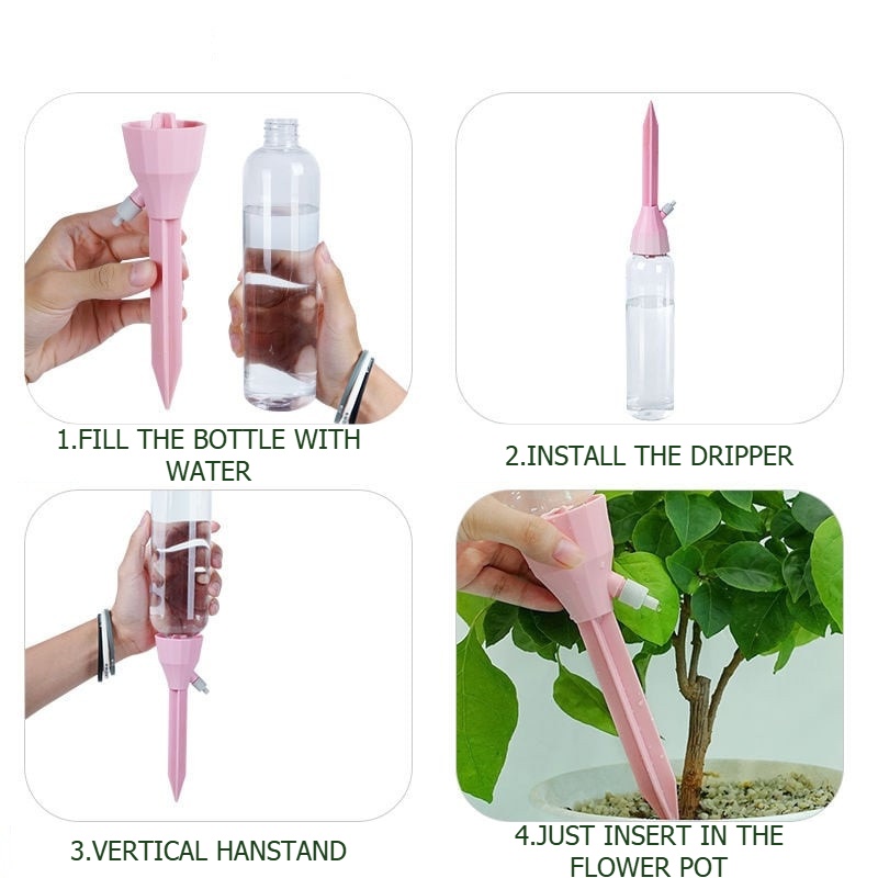 Automatic Drip Irrigation Syst - Self Watering Planter recension och pris