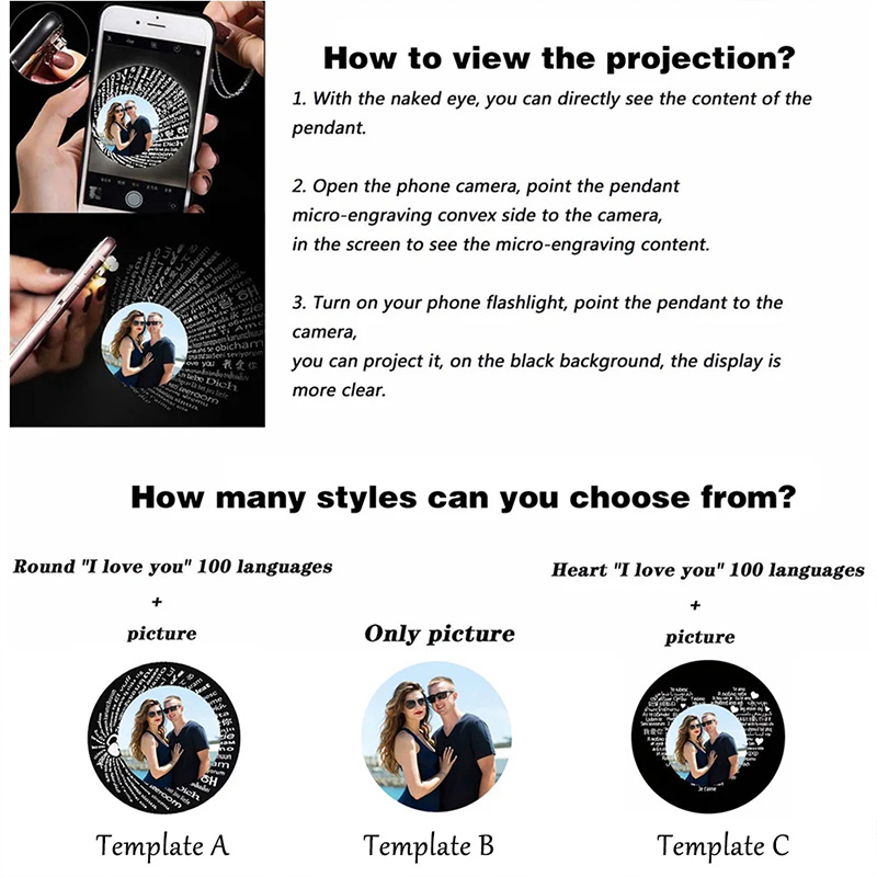 Custom Photo Necklace Personal - Plant Sensor recension och pris