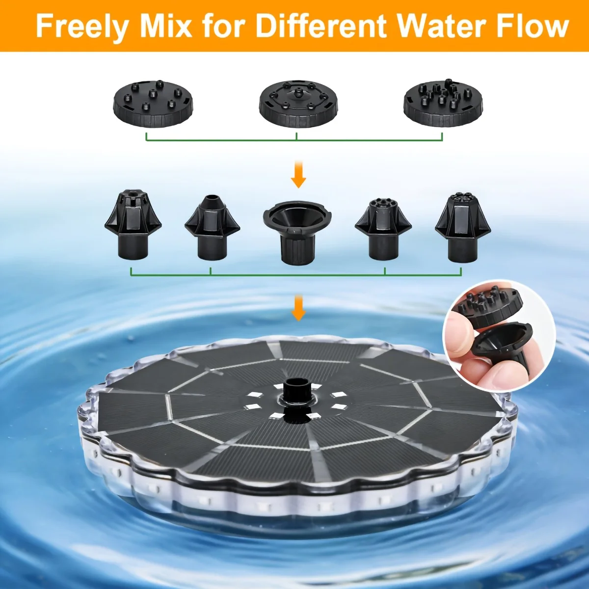 3.5W Outdoor Solar Fountain fo - Indoor Garden Kit recension och pris