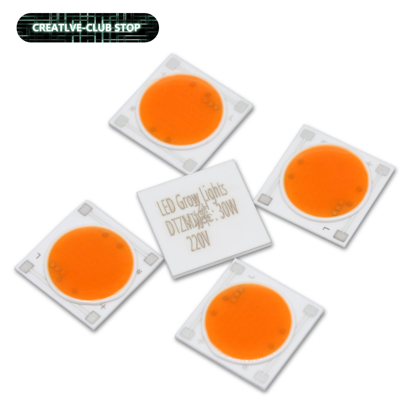 5pcs Ceramics Base LED COB Chi - Plant Grow Light Full Spectrum recension och pris