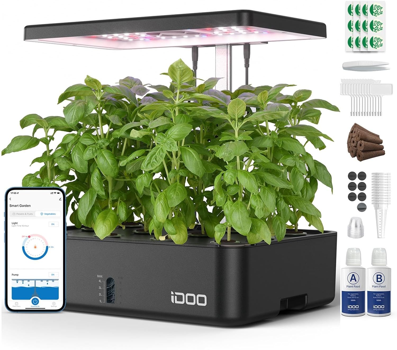 12 Pods WiFi Hydroponics Growi - Indoor Garden Kit recension och pris