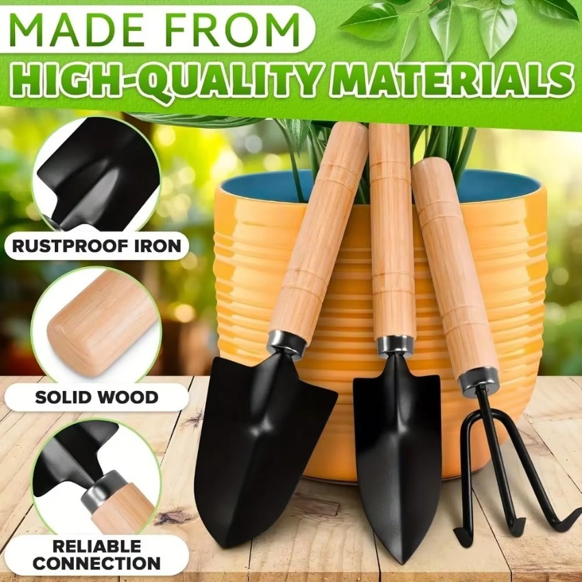 3Pcs/Set Mini Gardening Tools  - Indoor Garden Kit recension och pris