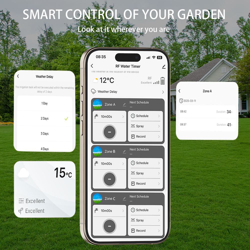 Tuya Wifi+RF433 3-outlet Water - Smart Garden Kit recension och pris