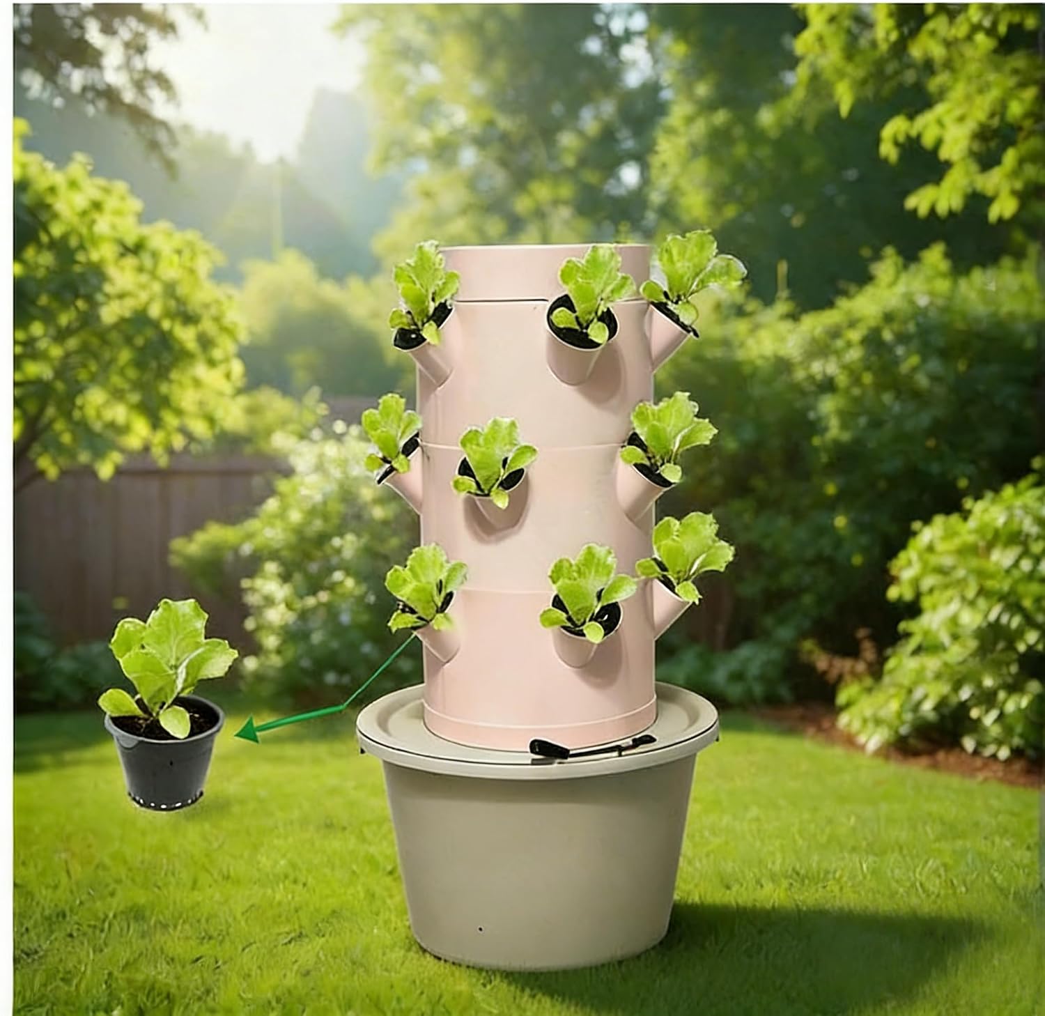 Vertical Hydroponic Growing Sy - Indoor Garden Kit recension och pris